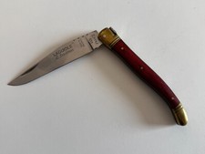 🐈‍⬛ Ancien couteau pliant laguiole 440 publicitaire SOBECA