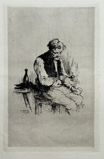 Une Grande Douleur GRAVURE Eau