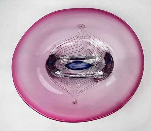 Coupe verre art signée - coupe,