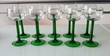 Vintage Verre À Pied Ou Liqueur - Luminarc Vintage Vert  X 10