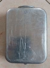 Gamelle aluminium Armée française. Datée de 1960. Gamelle 3 éléments. Algérie.