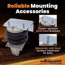 2X Rear Air Spring Bag Suspension Kit for Iveco Daily 35S 35L 06-14 RWD FWD