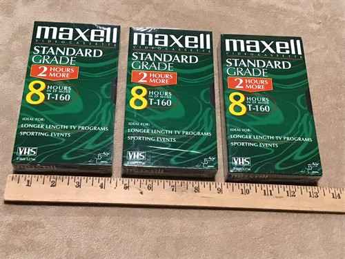 Maxell vhs hour - hour, tapes