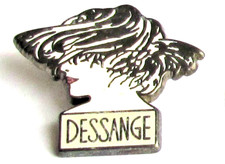 Pin's DESSANGE MARSEILLE Salon de Coiffure Paris Signé A M C Vintage #5/9