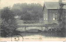 80 - Conty - Pont sur la Selle - CPA - Oblitération Vagues St Omer en Chaussée à