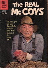 Dell Publishing 1960 The Real McCoys 1134 Walter Brennan Photo Cover Alex Toth 