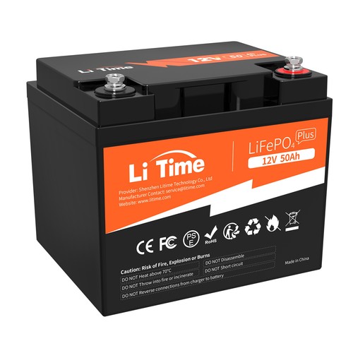 12v 50ah lifepo4 batterie - 12v,