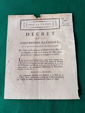 HUSSARDS DE LA MORT  DÉCRET DE LA CONVENTION NATIONALE 5 MARS  1793  RÉVOLUTION