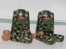 PLAYMOBIL X2 CORPS BRAS VERTS