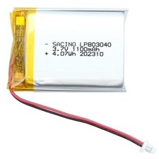 3,7V 803040 3.7V 1100 MAH, Pcm
