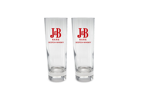 Lot 2 verres - lot, j&b