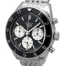 Montre homme TAG HEUER Autavia Chronograph CBE2110.BA0687 automatique cadran ...