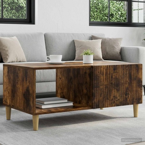 Table basse bois ingénierie - table,