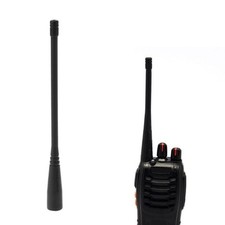 Antenne 50 Ohm Noir 17 CM Pour Baofeng Sma-Female Uhf / Vhf Haute Qualité
