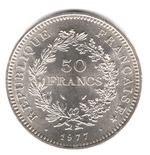 50 Francs Hercule 1977 en