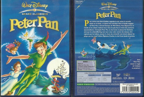 Dvd walt disney peter pan - disney,