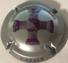 Capsule de champagne CAZALS (19. argent et bordeaux)