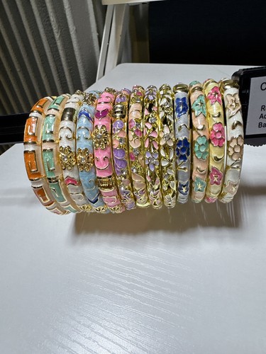 Bracelet jonc émail - bracelet,