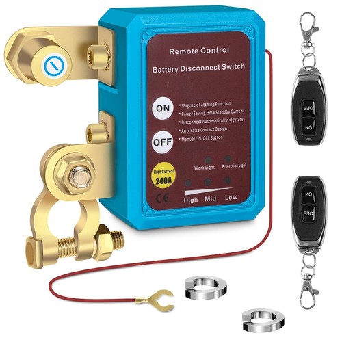 Coupe circuit batterie 12v - circuit,