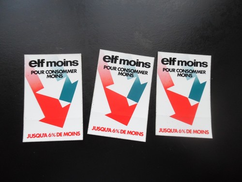 Autocollant lot elf moins - autocollant,