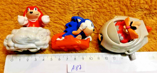 Lot a87 figurines sonic sega - lot,