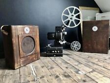 Projecteur sonore vintage 16 mm type MB 15 Debrie,appareil ancien avec enceinte