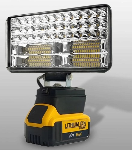 Lampe halogène dewalt 18v - lampe,