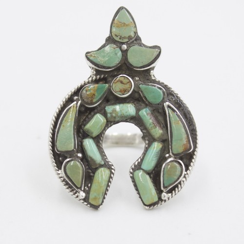 Bague vintage navajo - navajo, natural