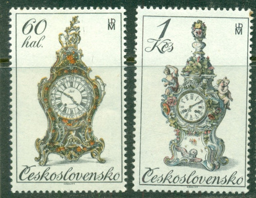 Czechoslovakia 1979 clocks - czechoslovakia,