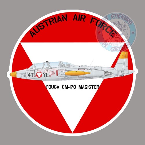 Autocollant fouga magister - autocollant,