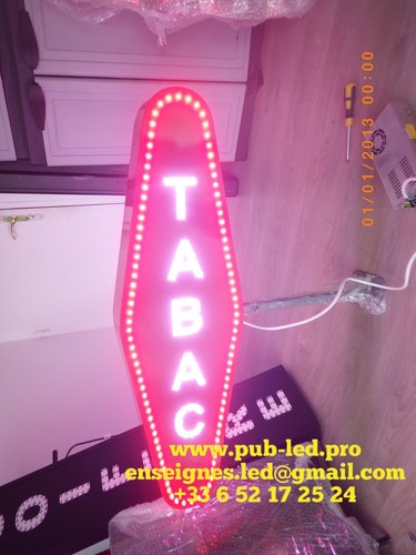 Enseigne led tabac - enseigne,