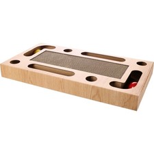 Griffoir jouet avec 2 balles, 25 x 47 x 5 cm, pour chat