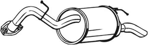 Silencieux final 228 001 bosal - final,