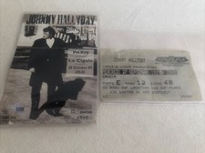 2 Place Concert Johnny Hallyday La Cigale 1994 et Bercy 1995