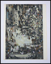 Maria Helena Vieira Da Silva : Peinture, litho pochoir original signé 1956