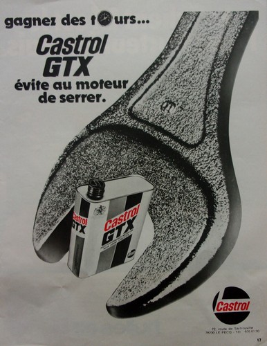 Publicite papier huile - ,