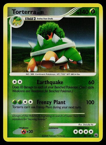 Pokemon card torterra - -,