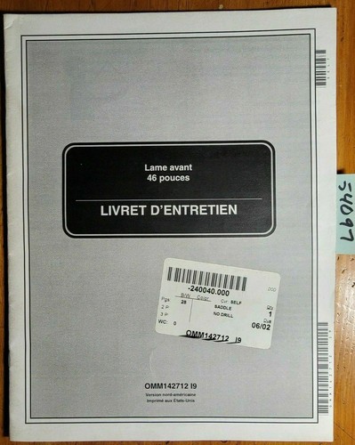 John deere lame - lame, avant