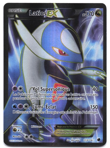 Carte pokémon latios - carte,