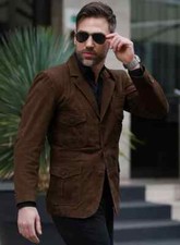 Nouveau Blazer En Suède