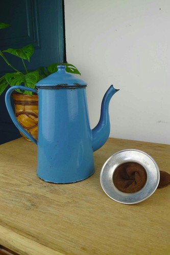 Ancienne cafetière métal - ancienne,