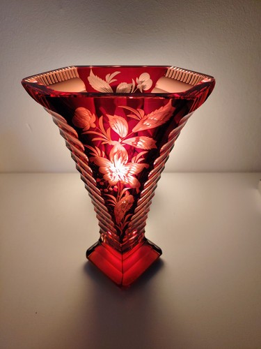 Vase art déco cristal - art, en