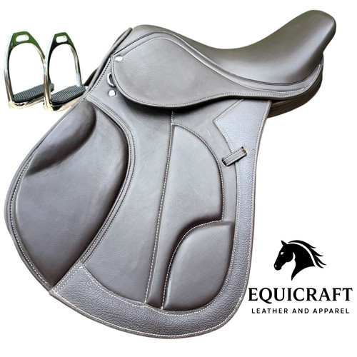 Selle cheval cuir à - en,