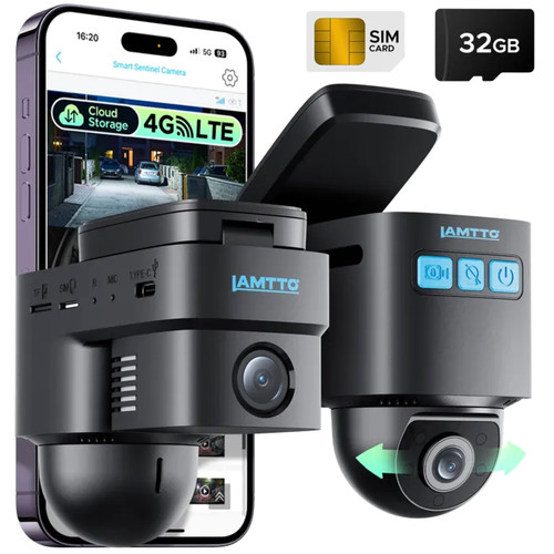 Dashcam voiture 1080p - voiture, 4g
