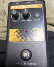 TC HELICON VOICETONE T1 Tone Correction Dynamics Vocal Effect Pedal Work Testé