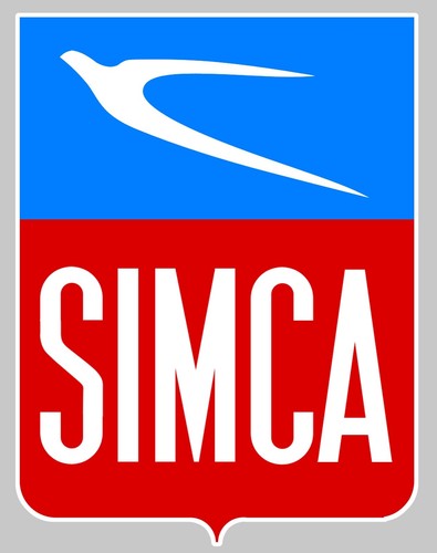 Sticker simca logo autocollant - simca,