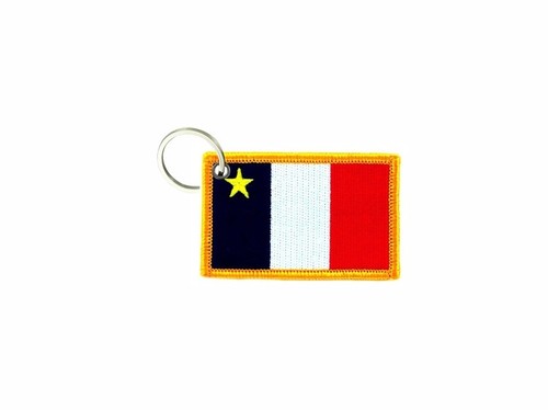 Porte cle cles clef - , brode