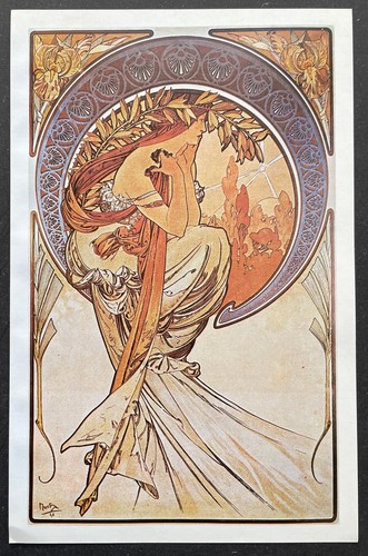 Poésie par alphonse mucha - la,