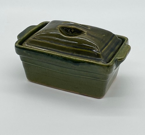 Beurrier ceramique vernisse - beurrier,