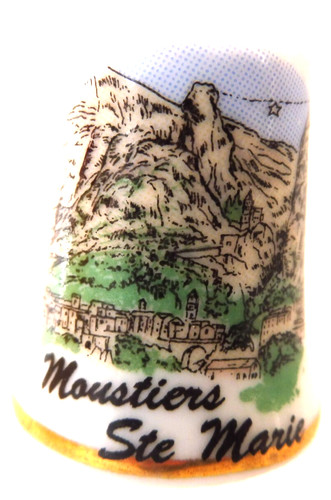 Coudre thimble porcelaine - a,